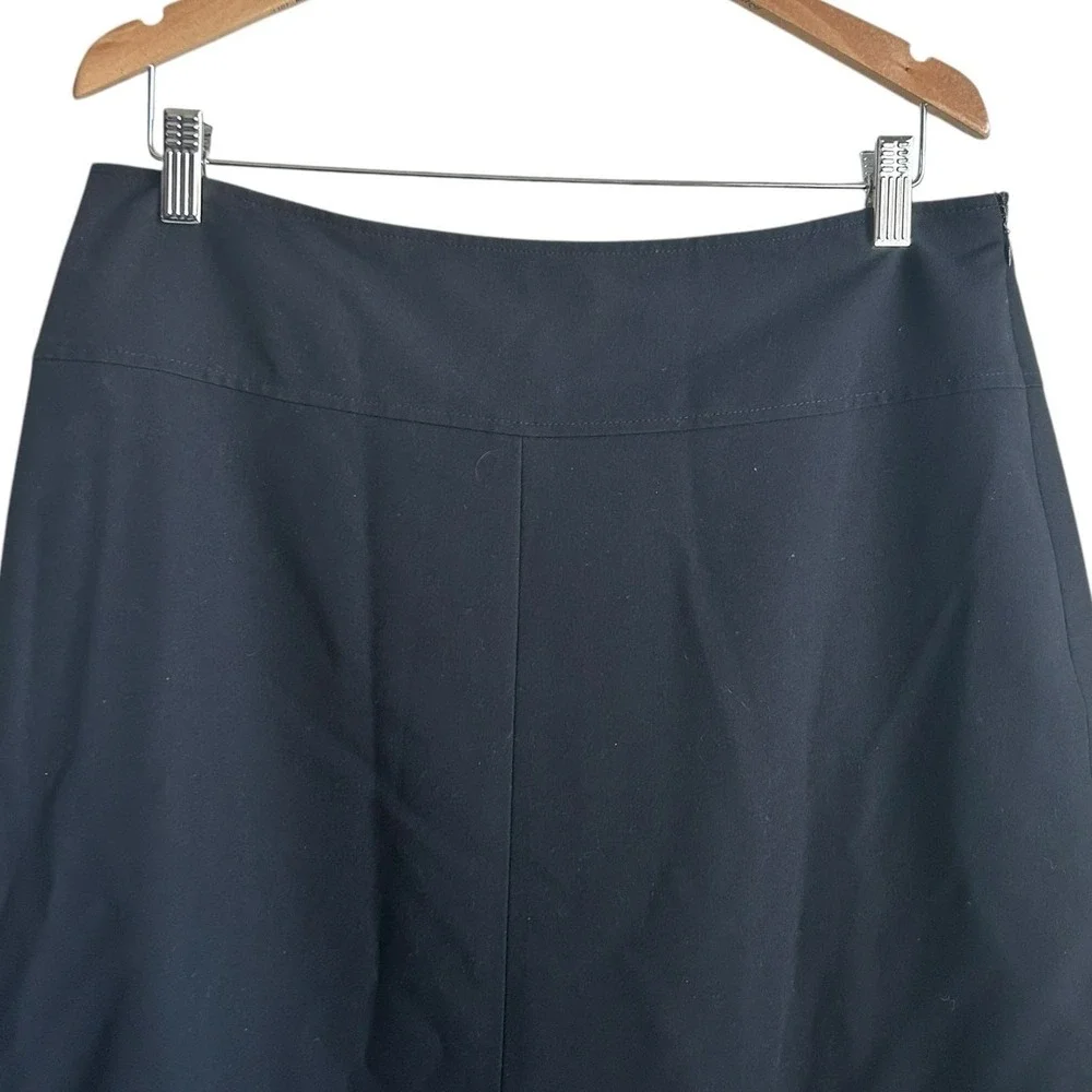 Tommy Hilfiger‎ Women Skirt 10 Black A Line Knee Length Office Career Workwear